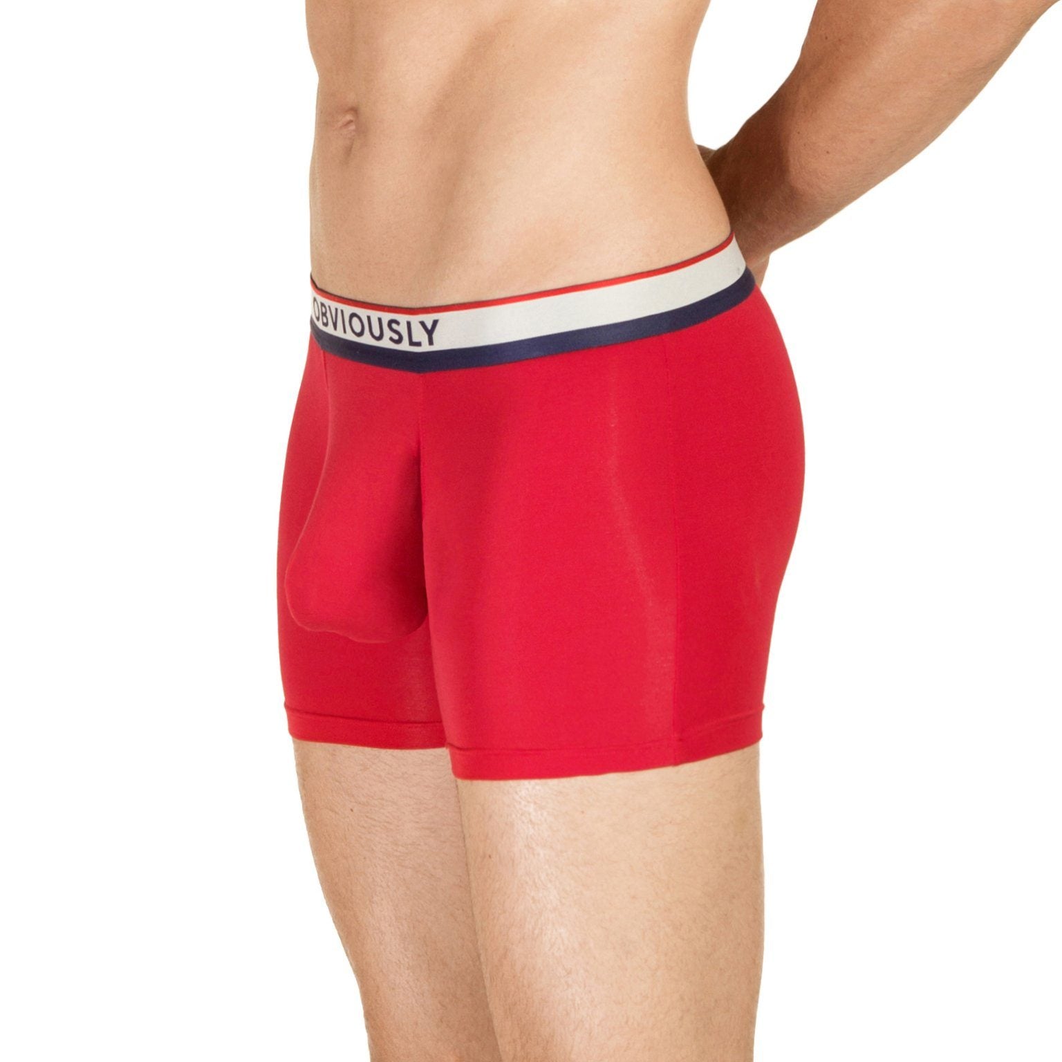 PrimeMan - Boxer Brief 3 inch Leg Obviously Apparel Red Small