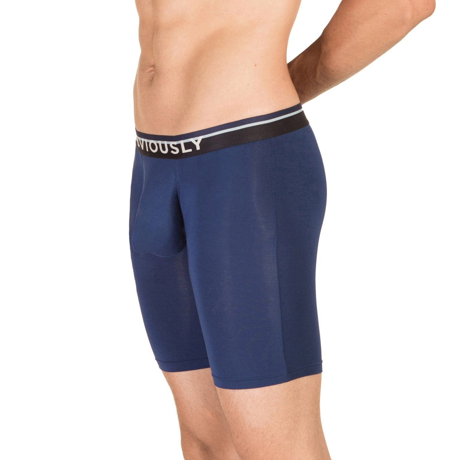 PrimeMan - Boxer Brief 9 inch Leg Obviously Apparel Navy Small