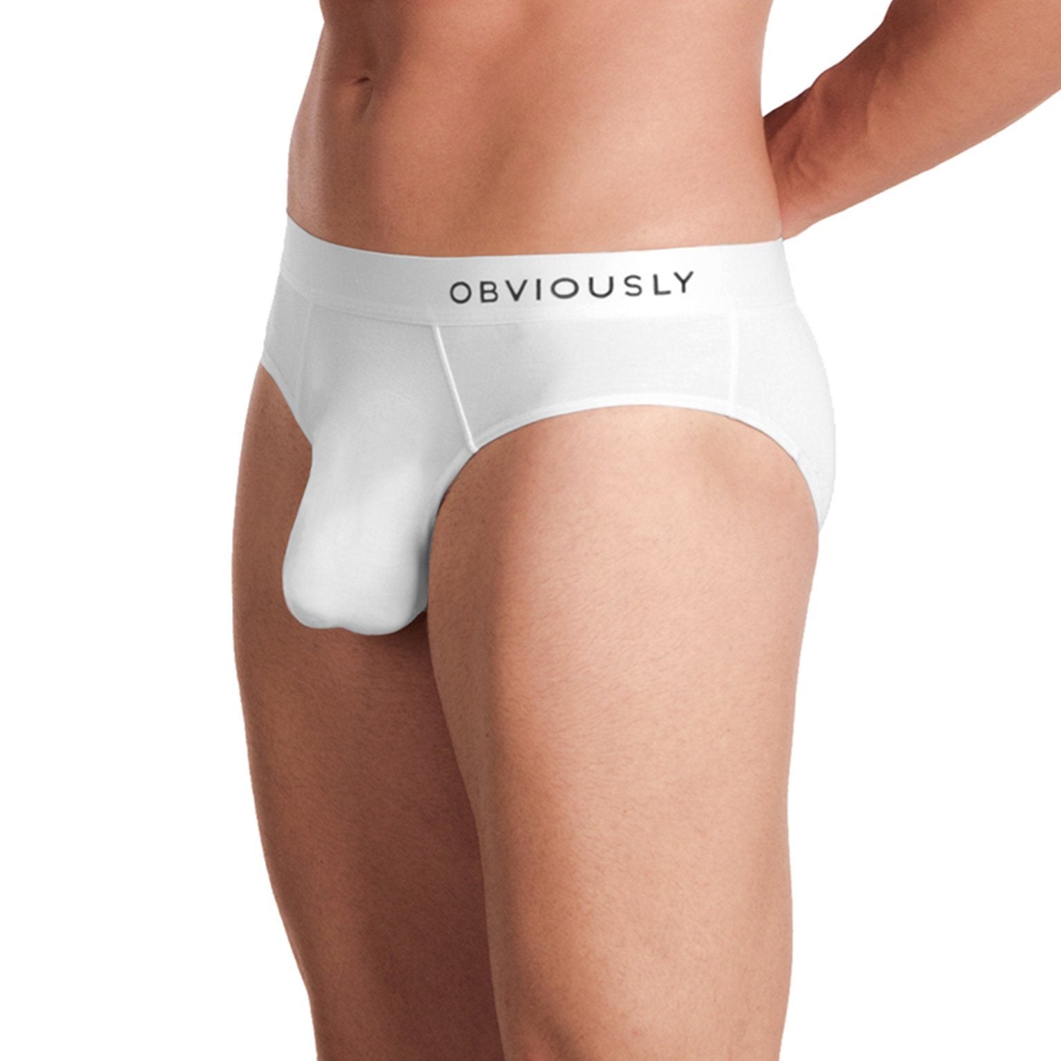 PrimeMan - Brief Obviously Apparel White Small