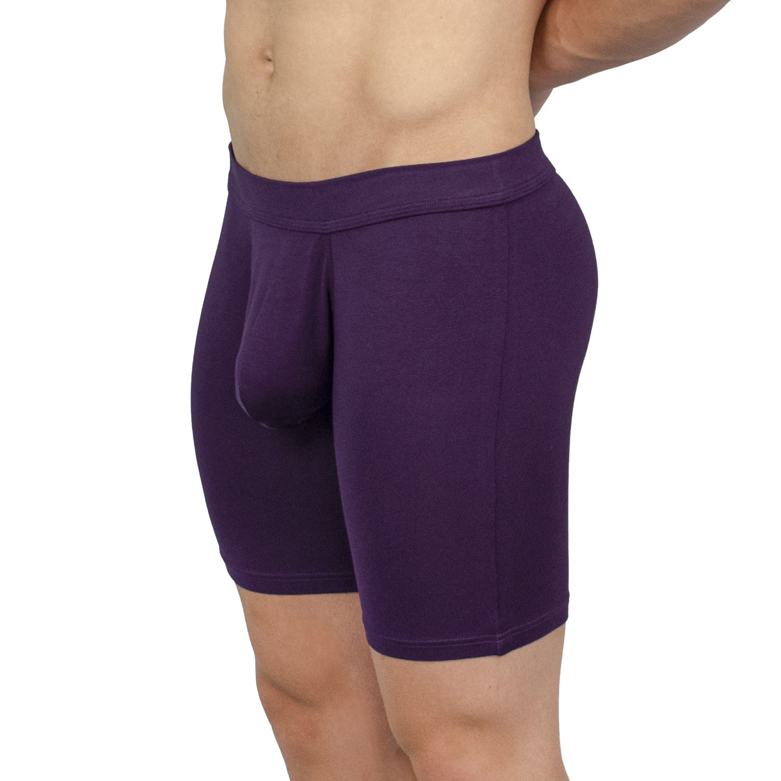  Purple Space Men's Underwear Soft Boxer Briefs High