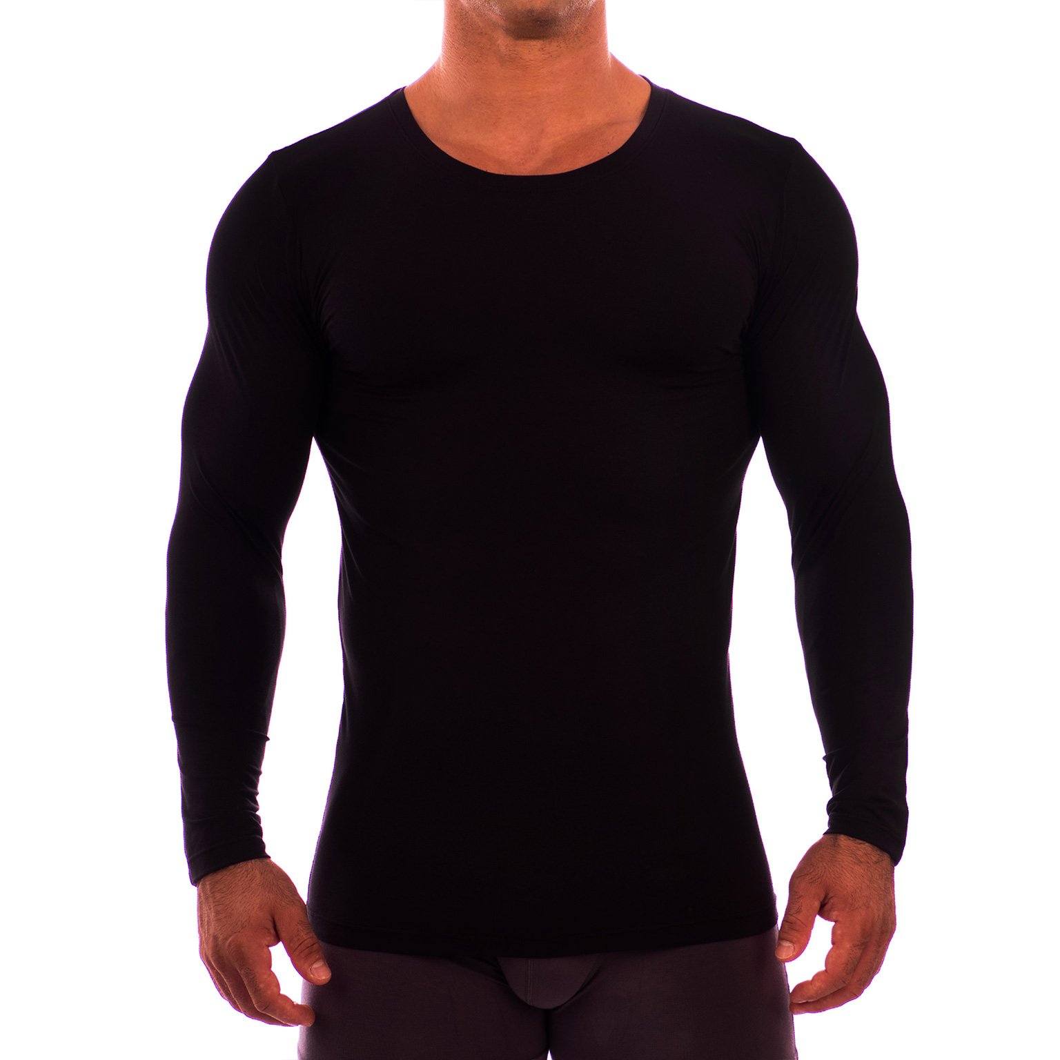 Crew Neck Long Sleeve Undershirt Obviously Apparel