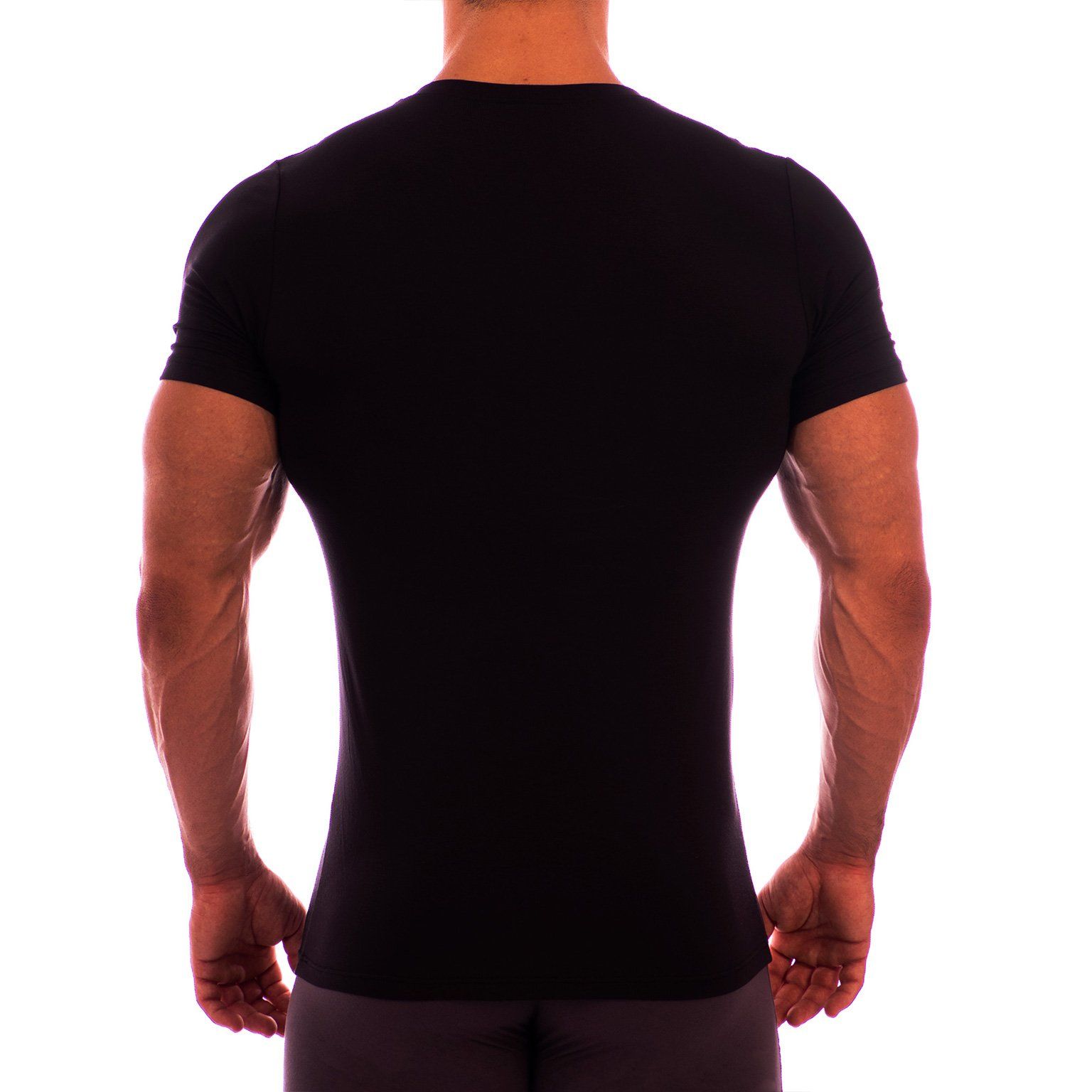 V Neck Short Sleeve Undershirt Obviously Apparel