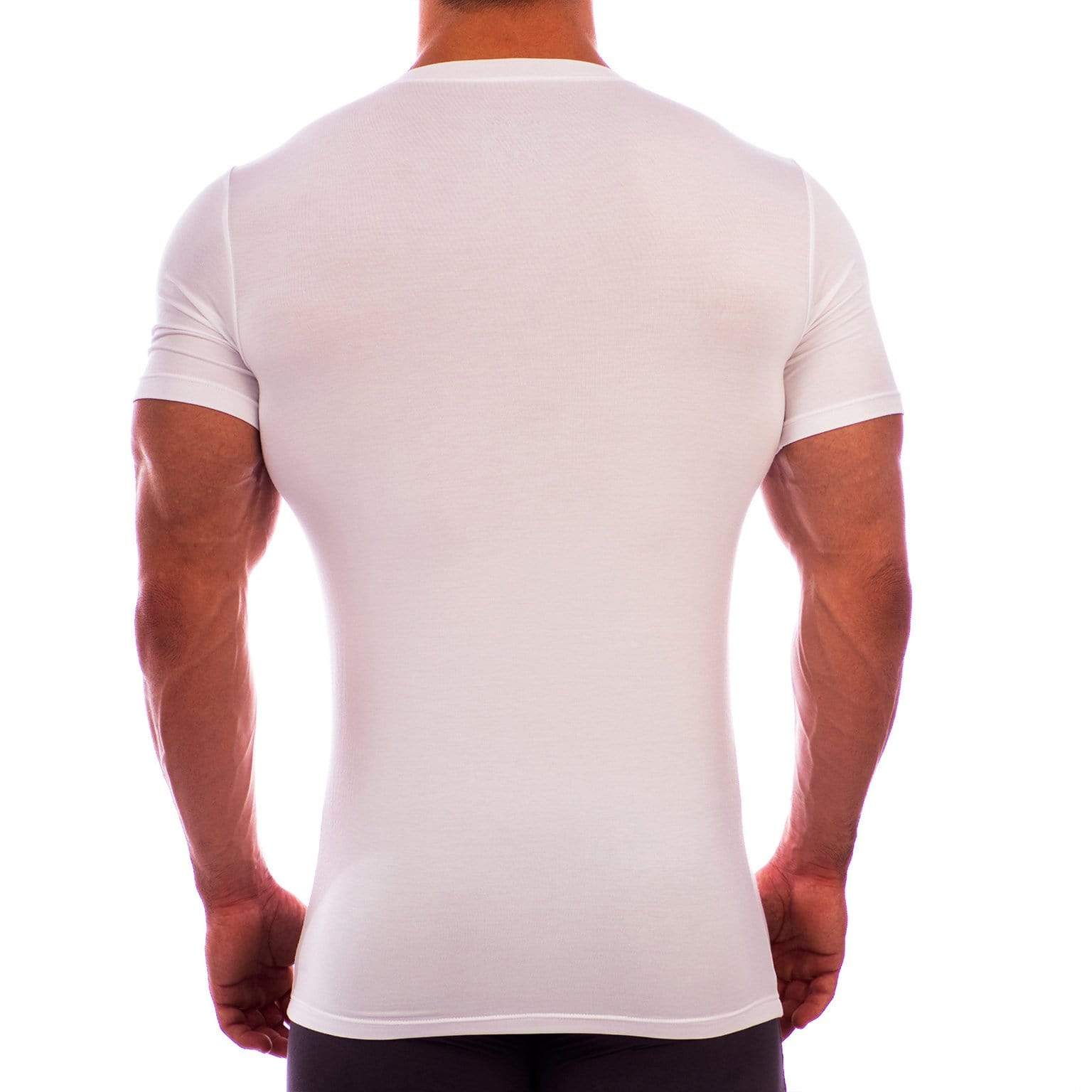 V Neck Short Sleeve Undershirt Obviously Apparel