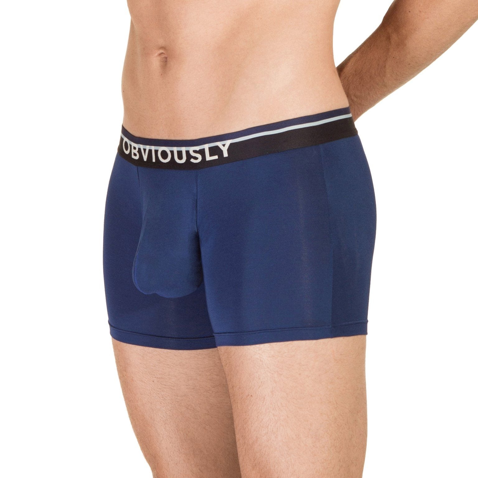 PrimeMan - Boxer Brief 3 inch Leg Obviously Apparel Navy Small 