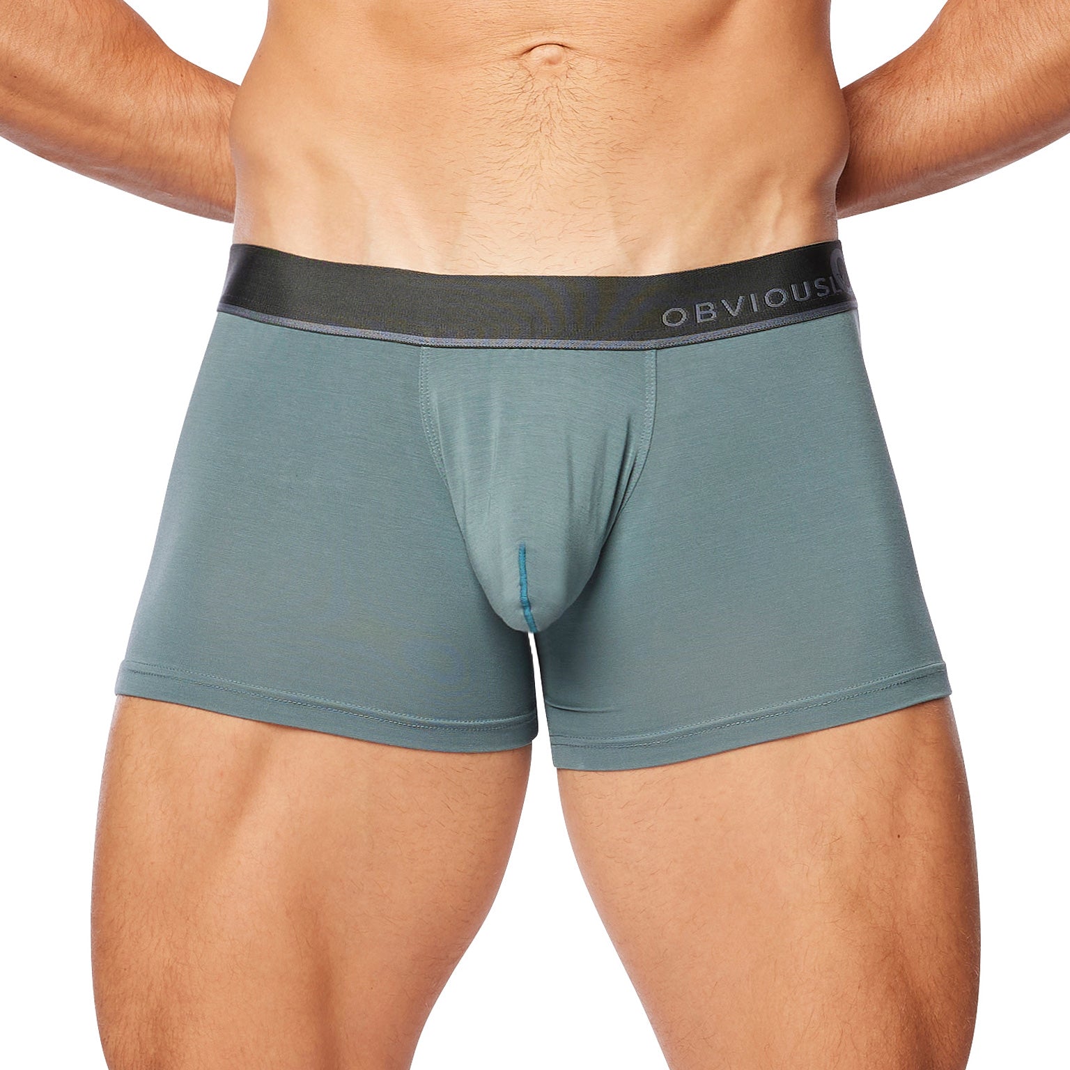 Obviously Men's PrimeMan Trunk Underwear (Ice, Medium) 