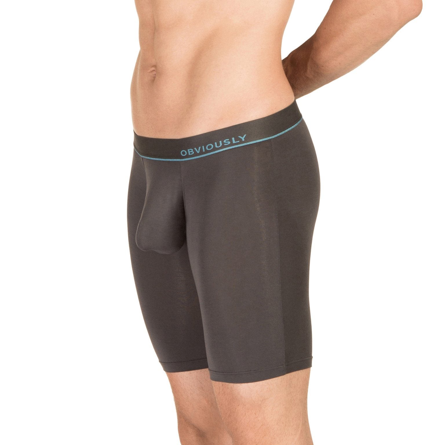 PrimeMan - Boxer Brief 9 inch Leg Obviously Apparel Titanium Small 