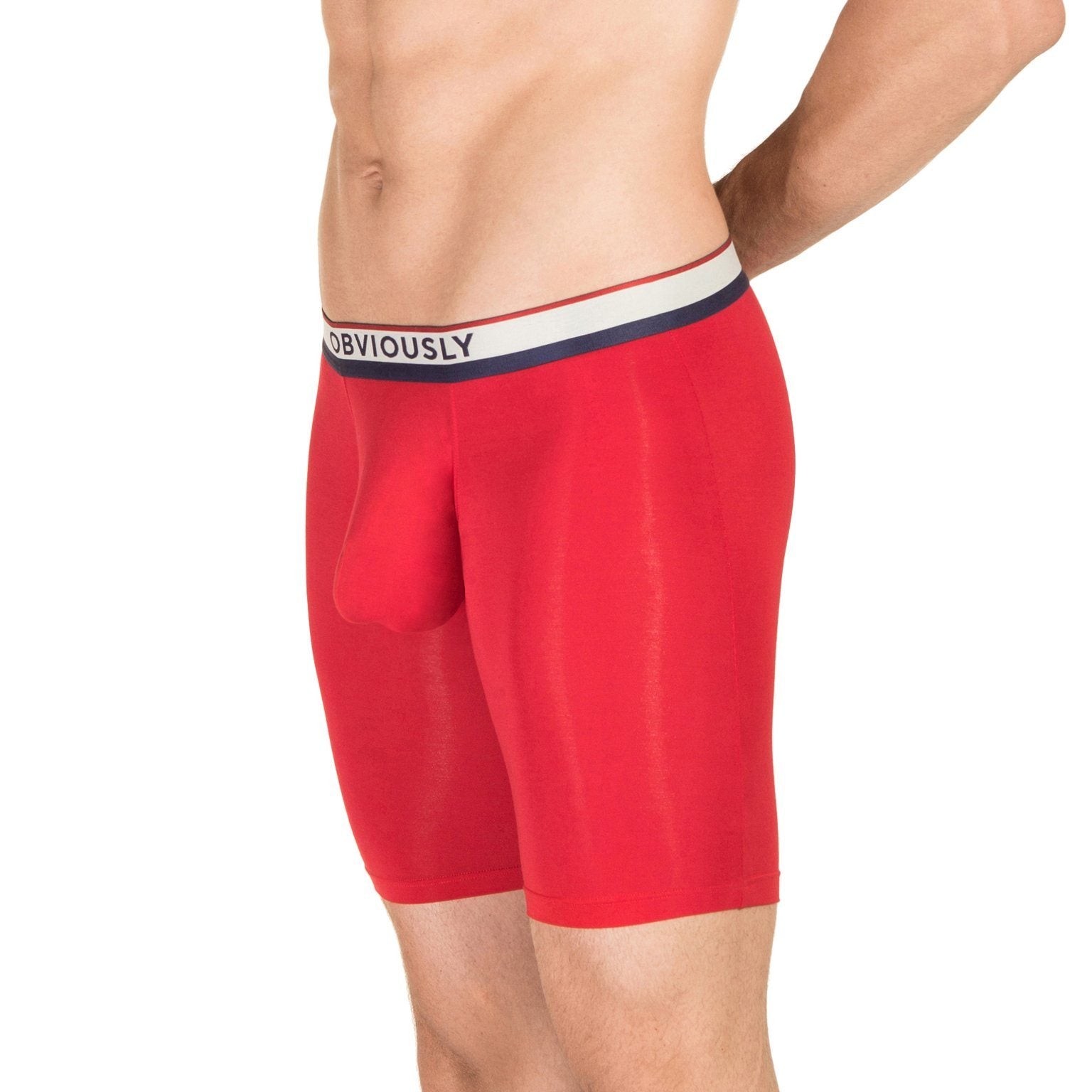 PrimeMan - Boxer Brief 9 inch Leg Obviously Apparel Red Small 