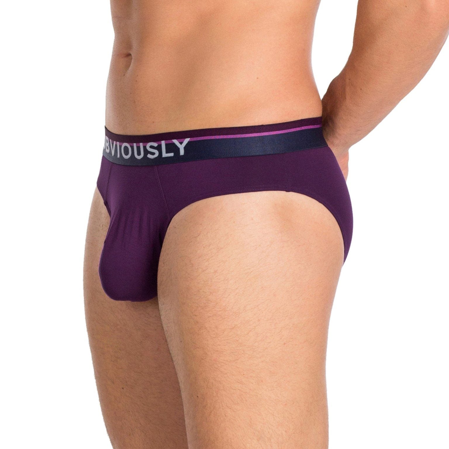 PrimeMan - Brief Obviously Apparel Purple Small 