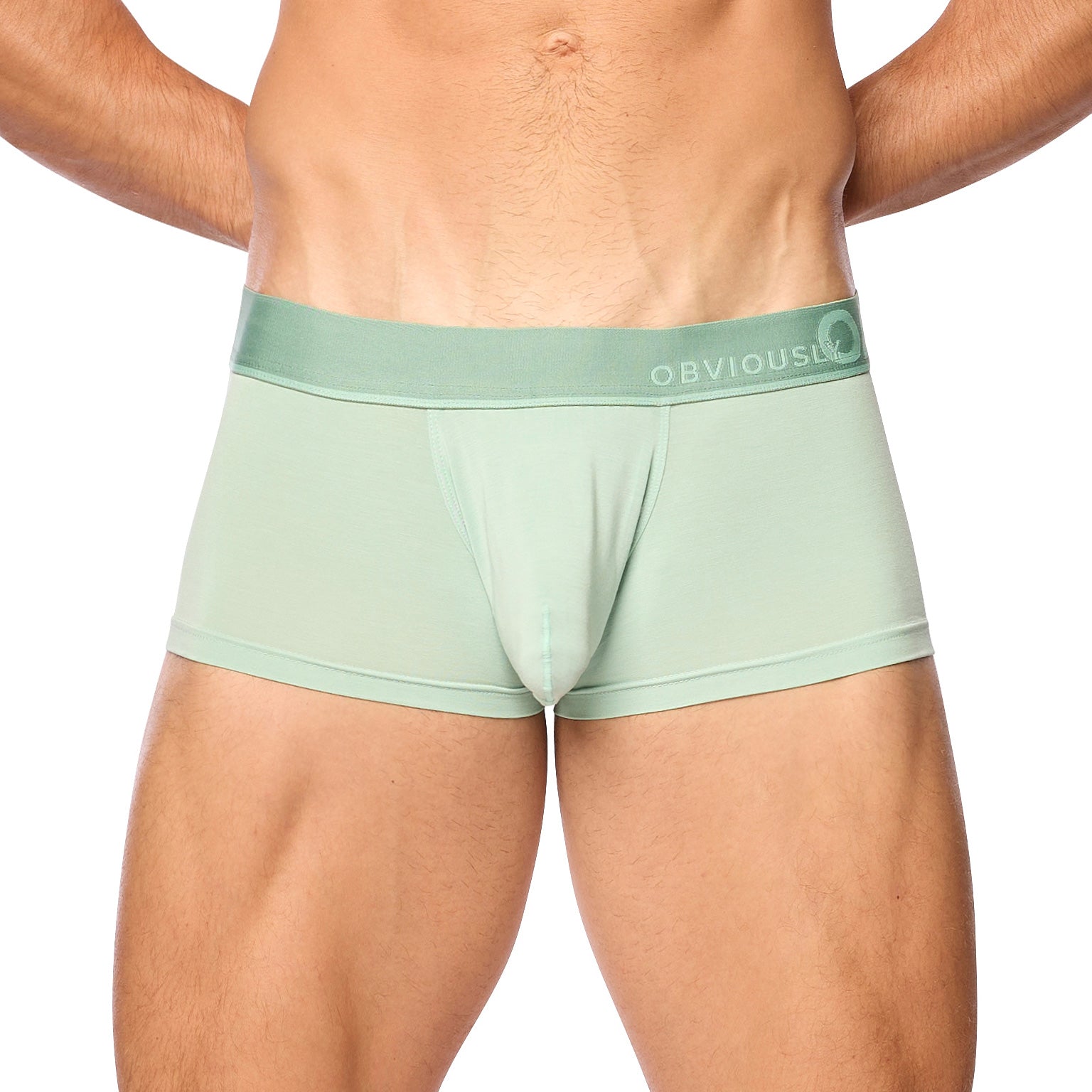 Obviously Men's PrimeMan Trunk Underwear (Lime, Medium) 