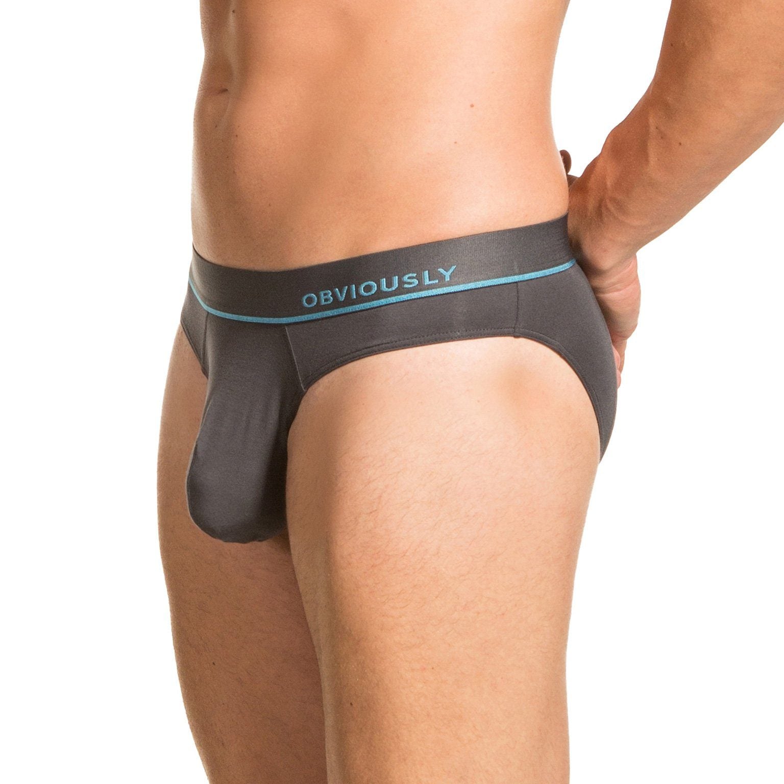 PrimeMan - Hipster Brief Obviously Apparel Titanium Small 