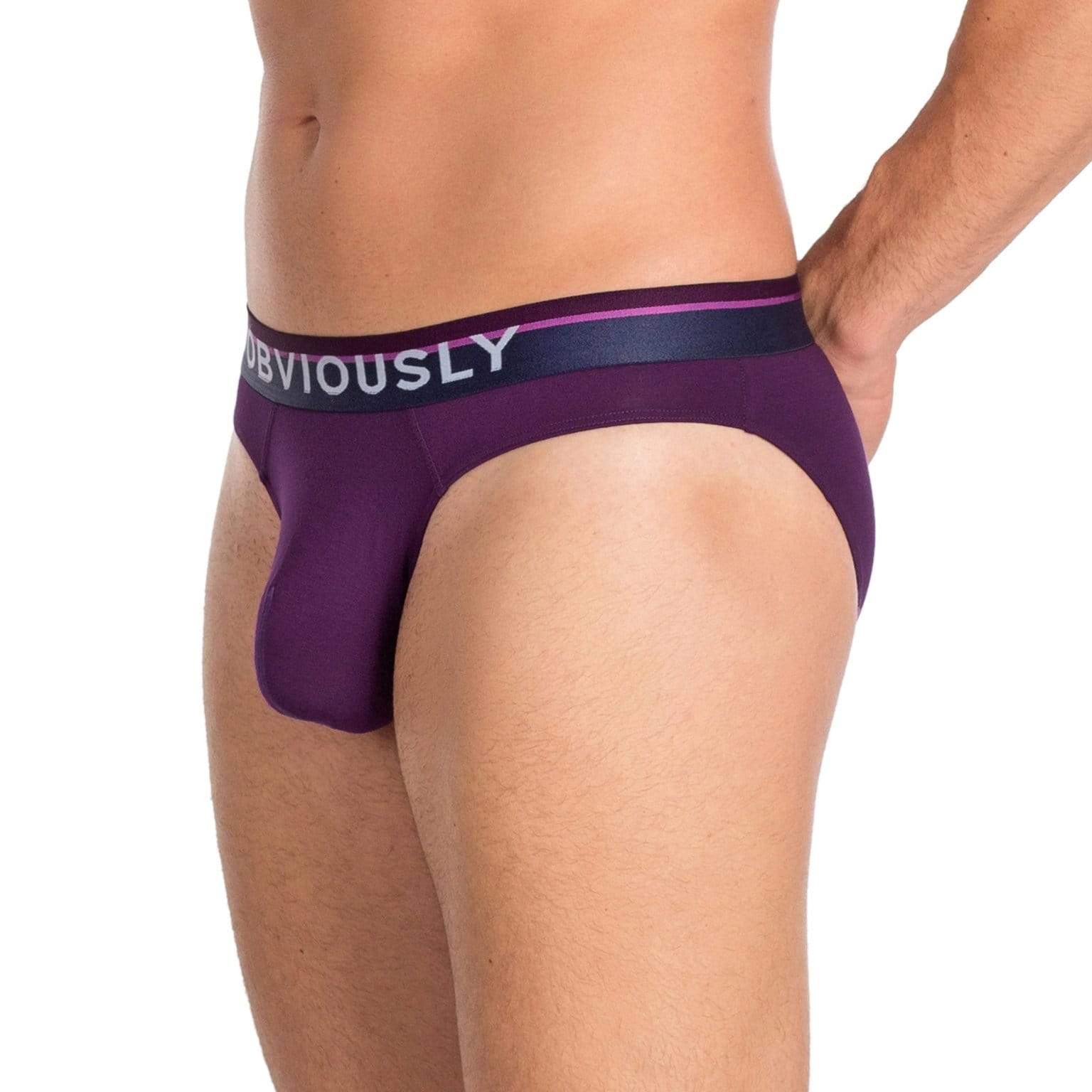 PrimeMan - Hipster Brief Obviously Apparel Purple Small 