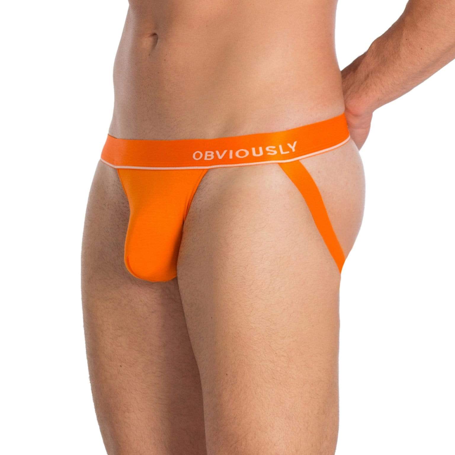 PrimeMan - Jockstrap Obviously Apparel Orange Small 