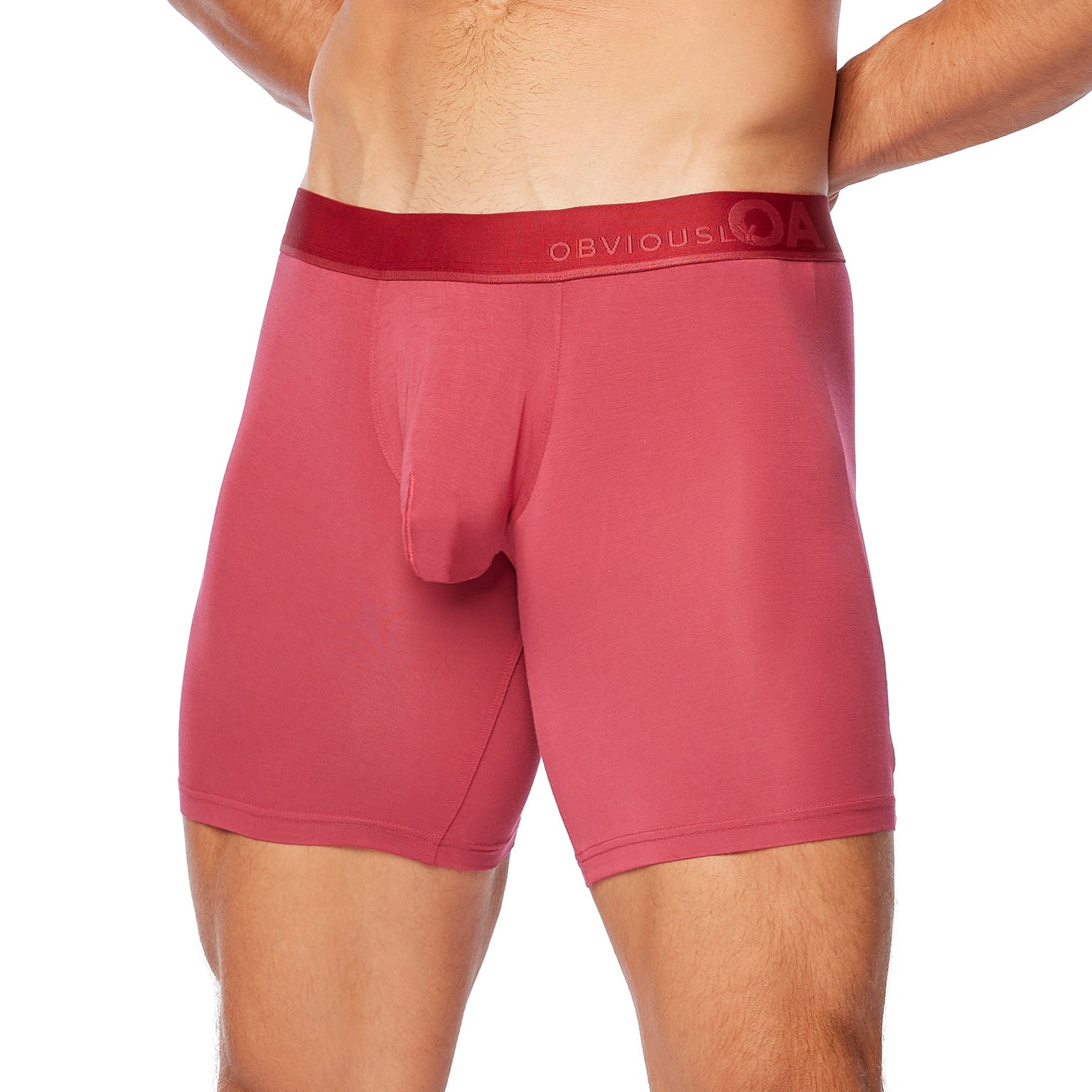 US Men Ice Silk Boxer Brief Short Long Sleeve Sheath Underwear