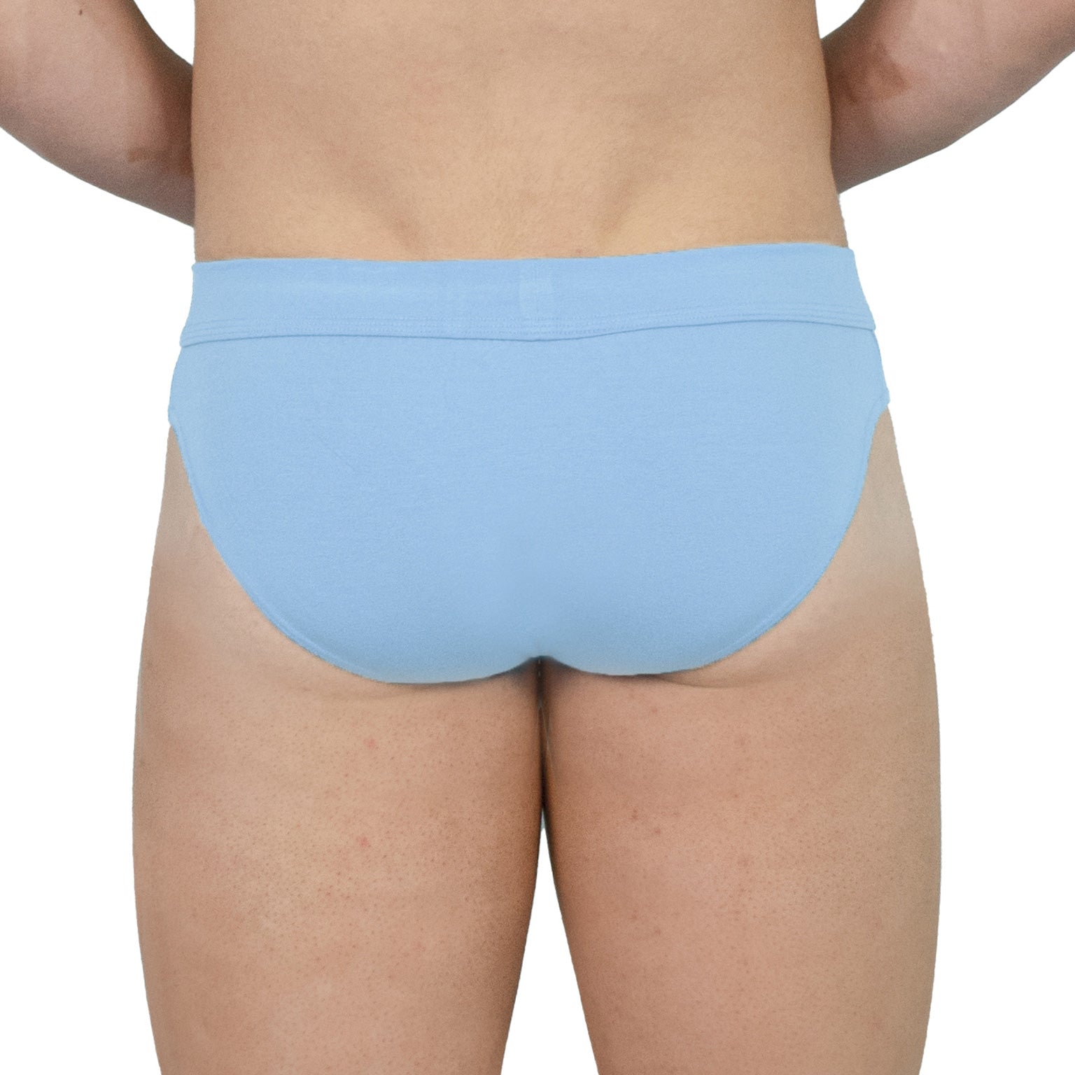 Hipster Fitted Bamboo Boxers (Blue)