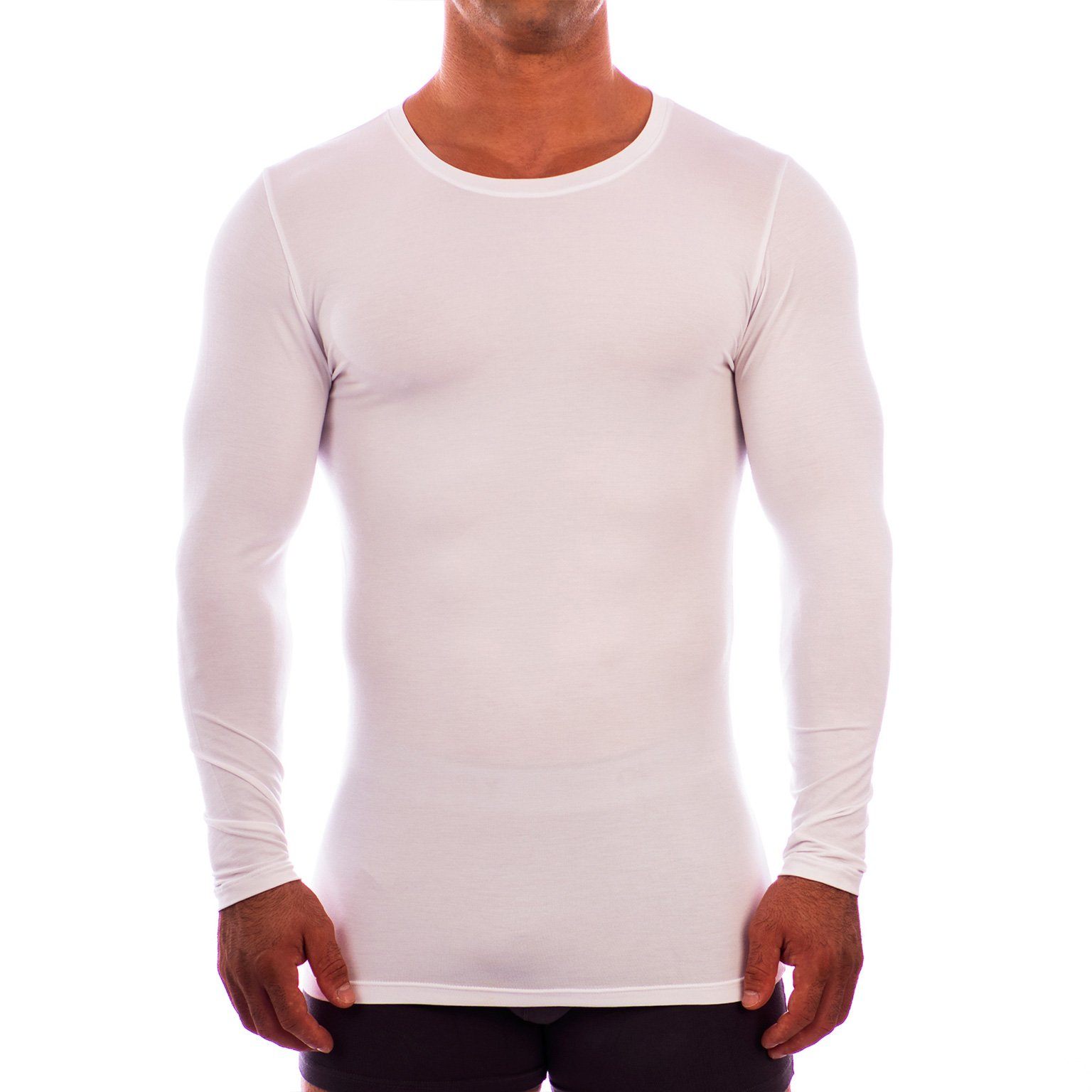 Crew Neck Long Sleeve Undershirt Obviously Apparel 