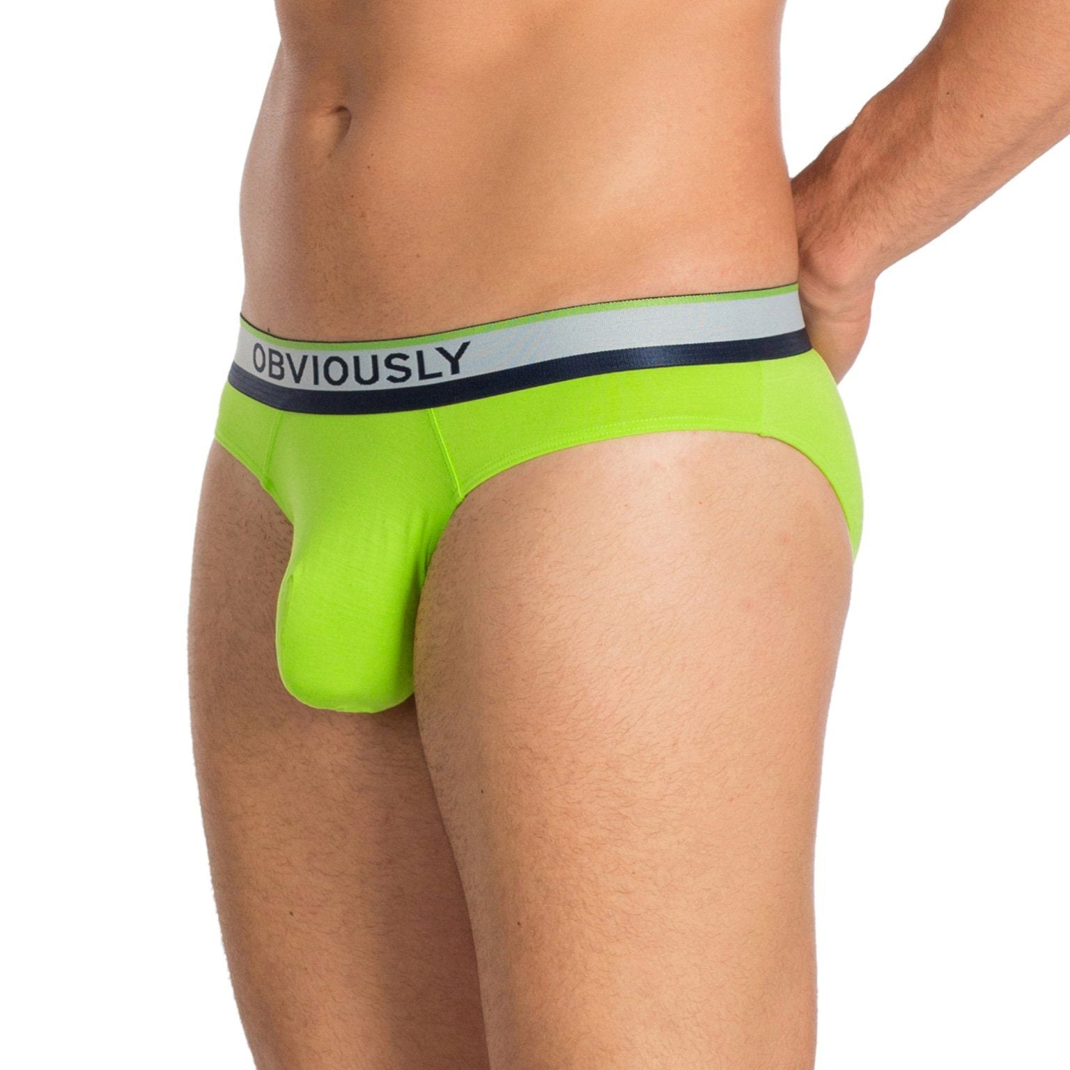 PrimeMan - Hipster Brief Obviously Apparel Lime Small 