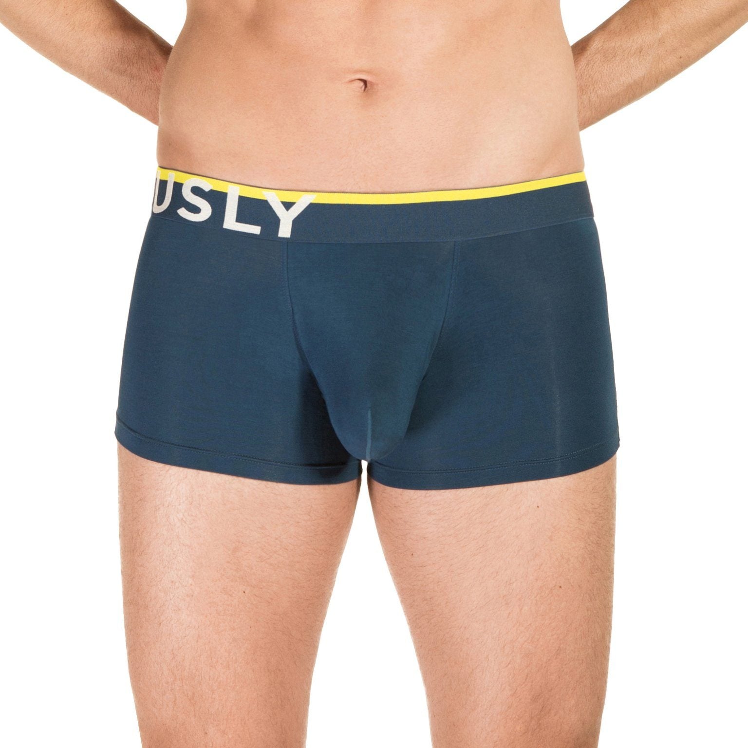 Men and Underwear on X: The EveryMan Trunks in black by Obviously