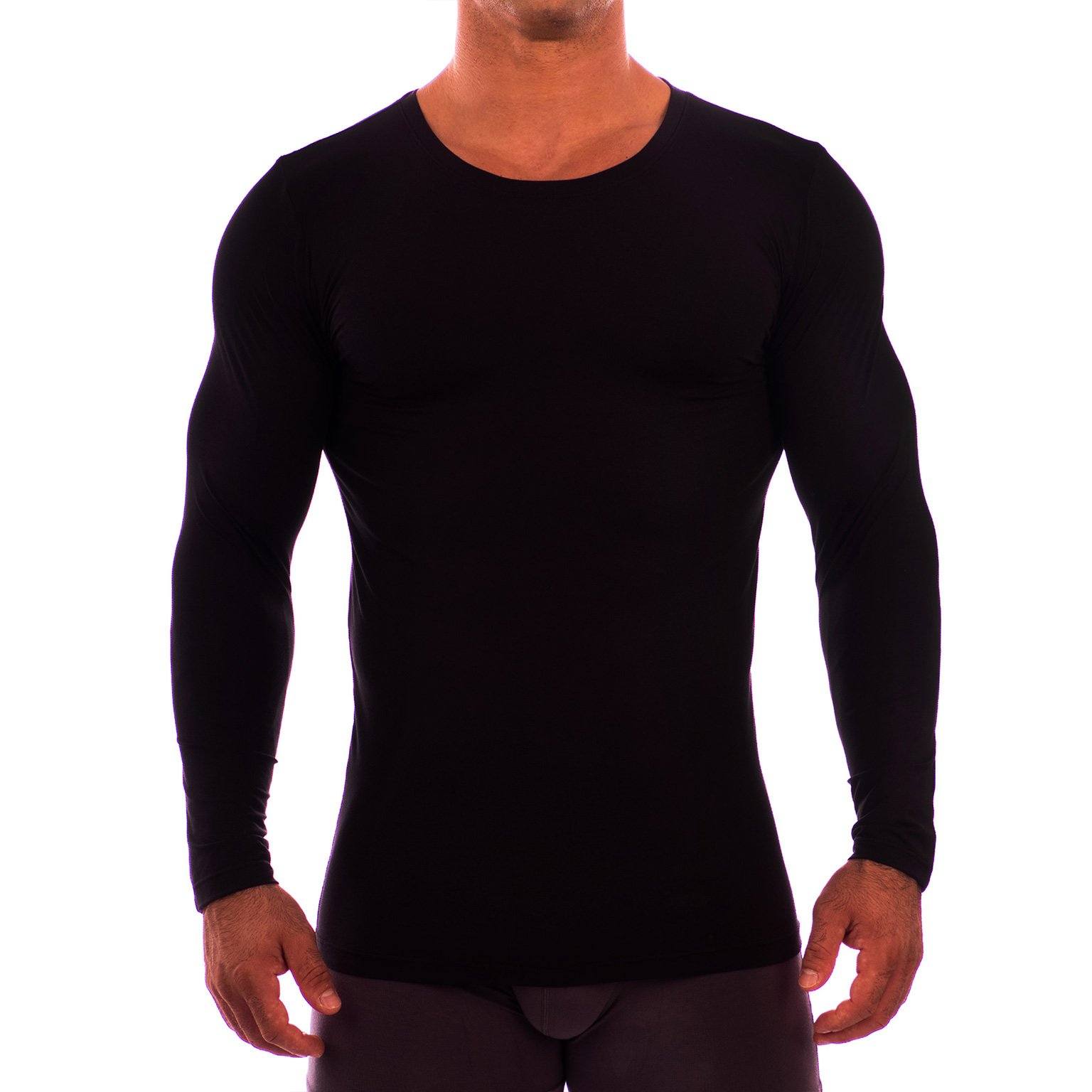Crew Neck Long Sleeve Undershirt Obviously Apparel 